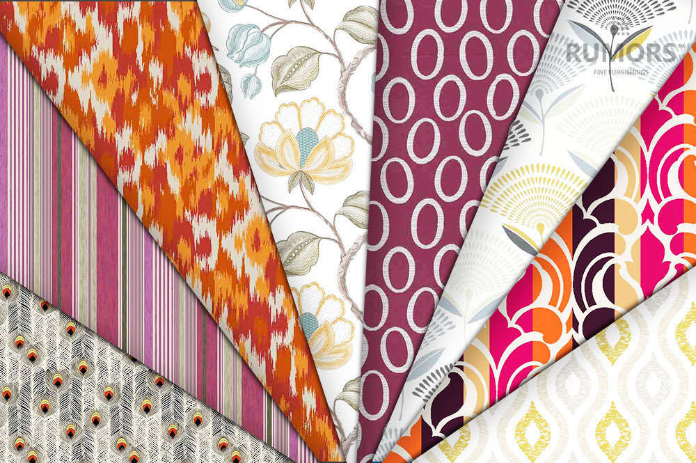 An Aid in Selecting the Right Fabrics for Your Furnishings from Rumors’ Collection