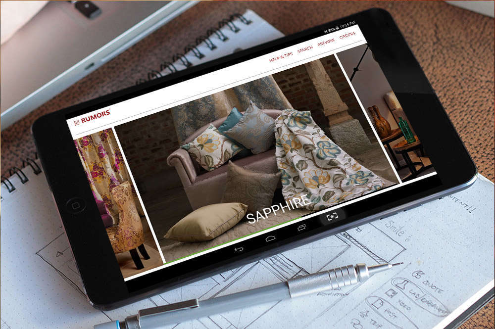 Launch of the Rumors App at Heimtextil 2015, New Delhi
