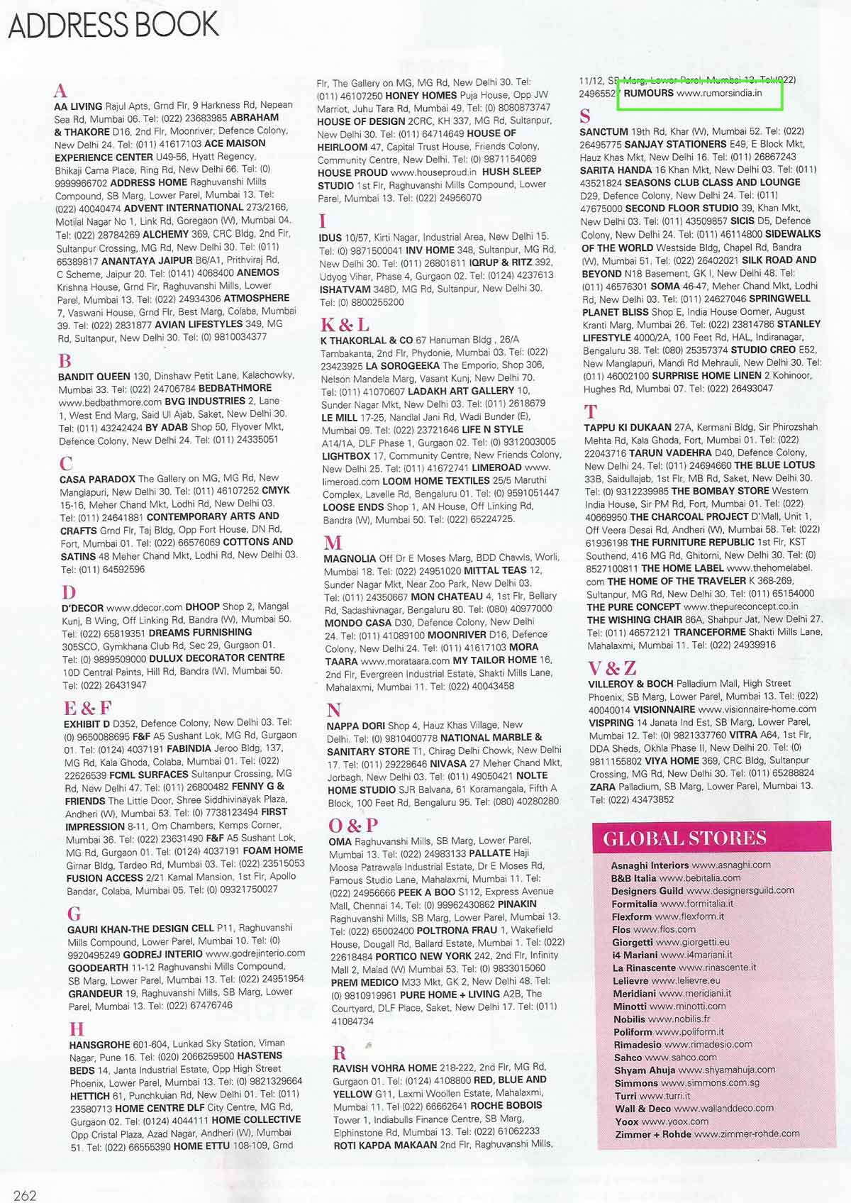  Rumors press Elle Decor