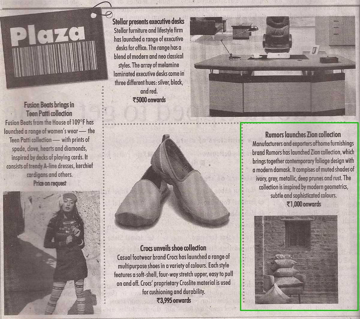 Rumors press Financial Chronicle